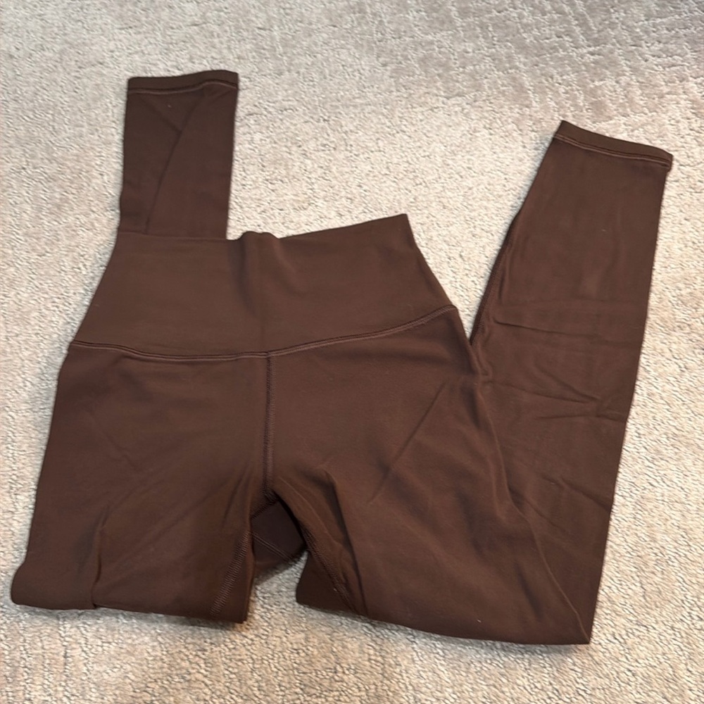 Brown Athleta transcend leggings